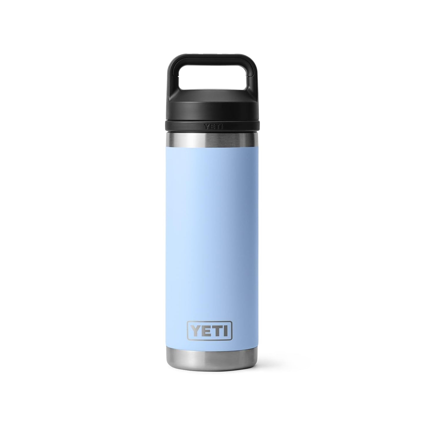 18 oz YETI Rambler Stainless Steel Bottle, Vacuum Insulated, Leak-Proof with Chug Cap, Big Sky Blue