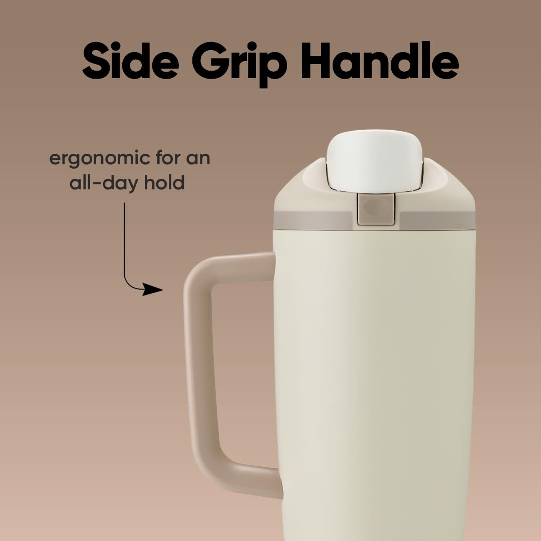 24 oz Owala Disney Princess FreeSip Insulated Stainless Steel Water Bottle with Straw, BPA-Free Sports Bottle, Belle, Sports and Travel