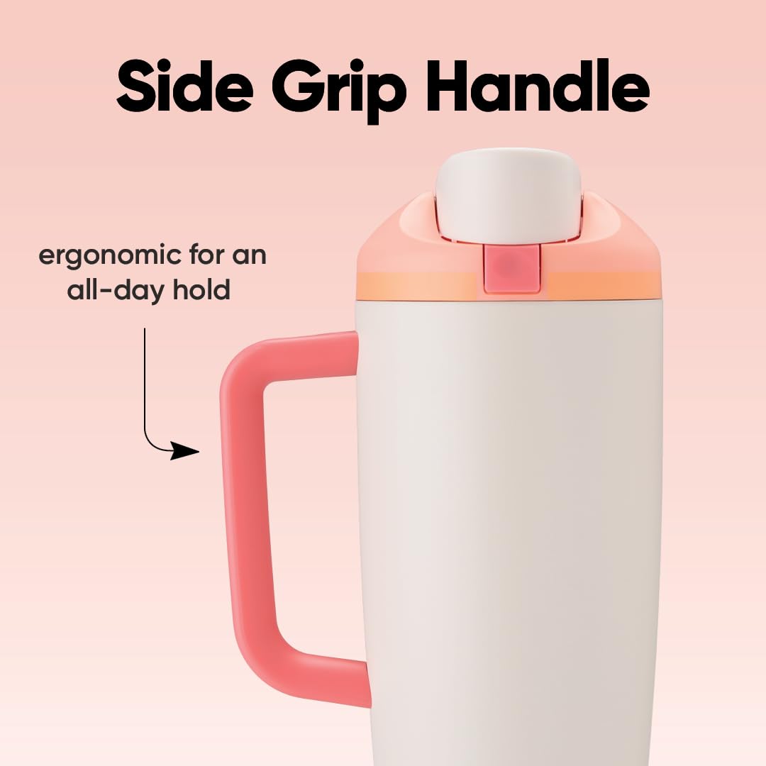 24 oz Owala Disney Princess FreeSip Insulated Stainless Steel Water Bottle with Straw, BPA-Free Sports Bottle, Ariel, Sports and Travel