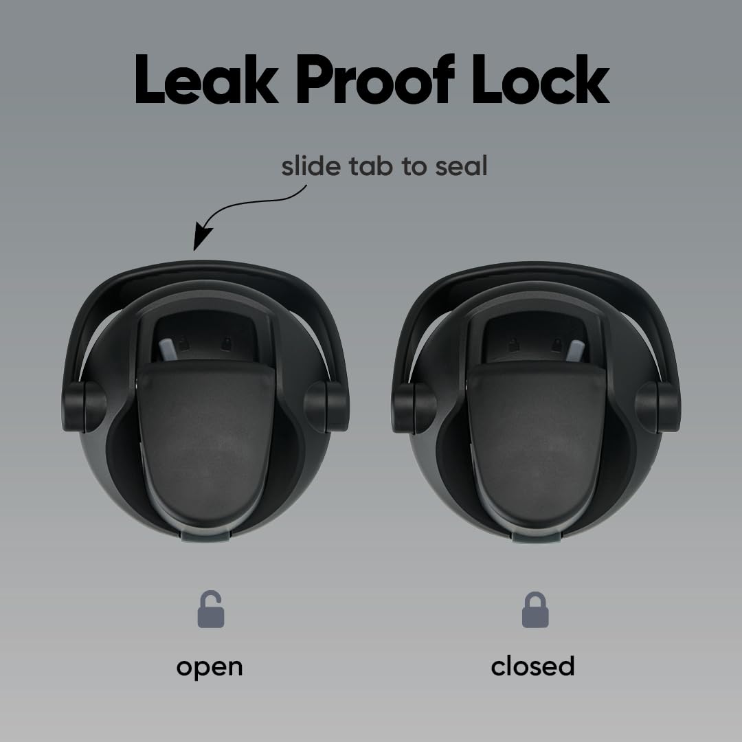 22 oz Stainless Steel Water Bottle with Straw and Carry Handle, Double Wall Vacuum Insulated, Leak-Proof Locking Lid, BPA-Free, Yucca