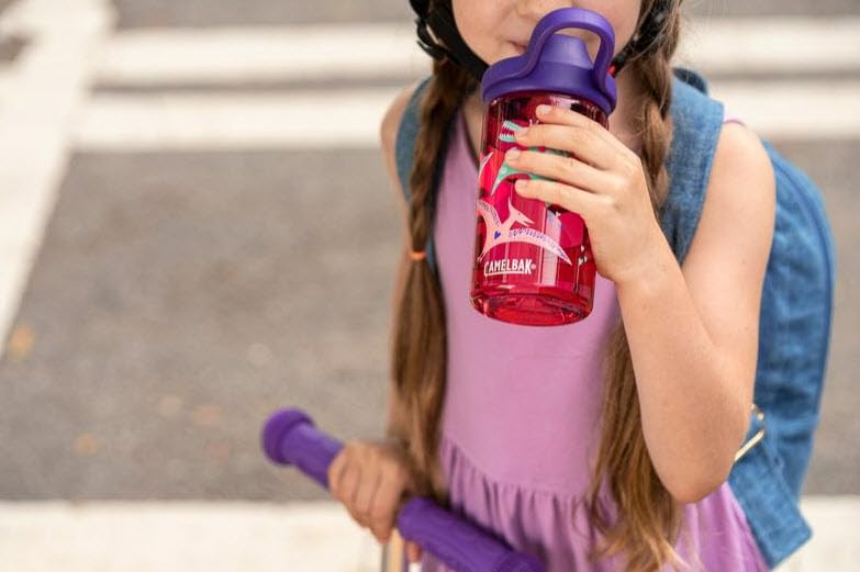 Kids Tritan Renew Water Bottle, Spill-Proof Eddy+ with Bite Valve Straw