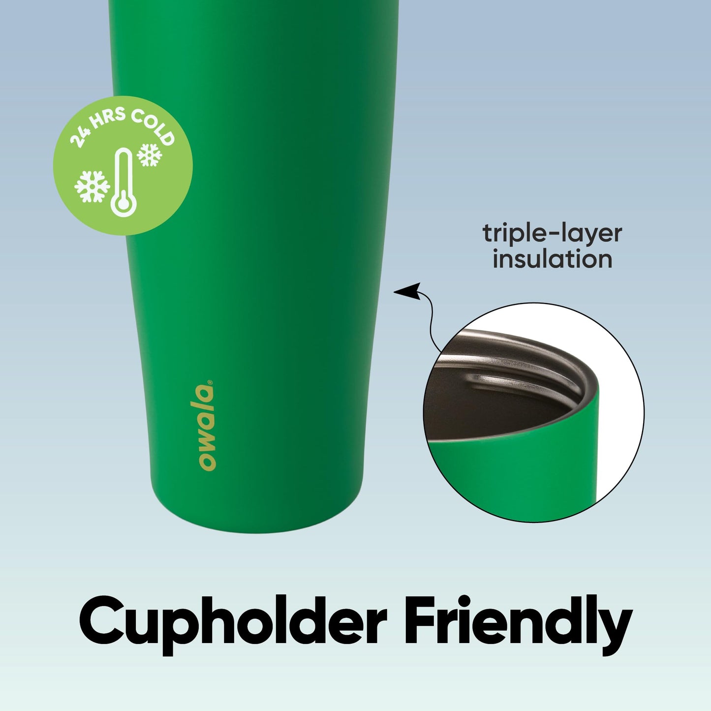 24 oz Owala Disney Princess FreeSip Insulated Stainless Steel Water Bottle with Straw, BPA-Free Sports Bottle, Moana, Sports and Travel