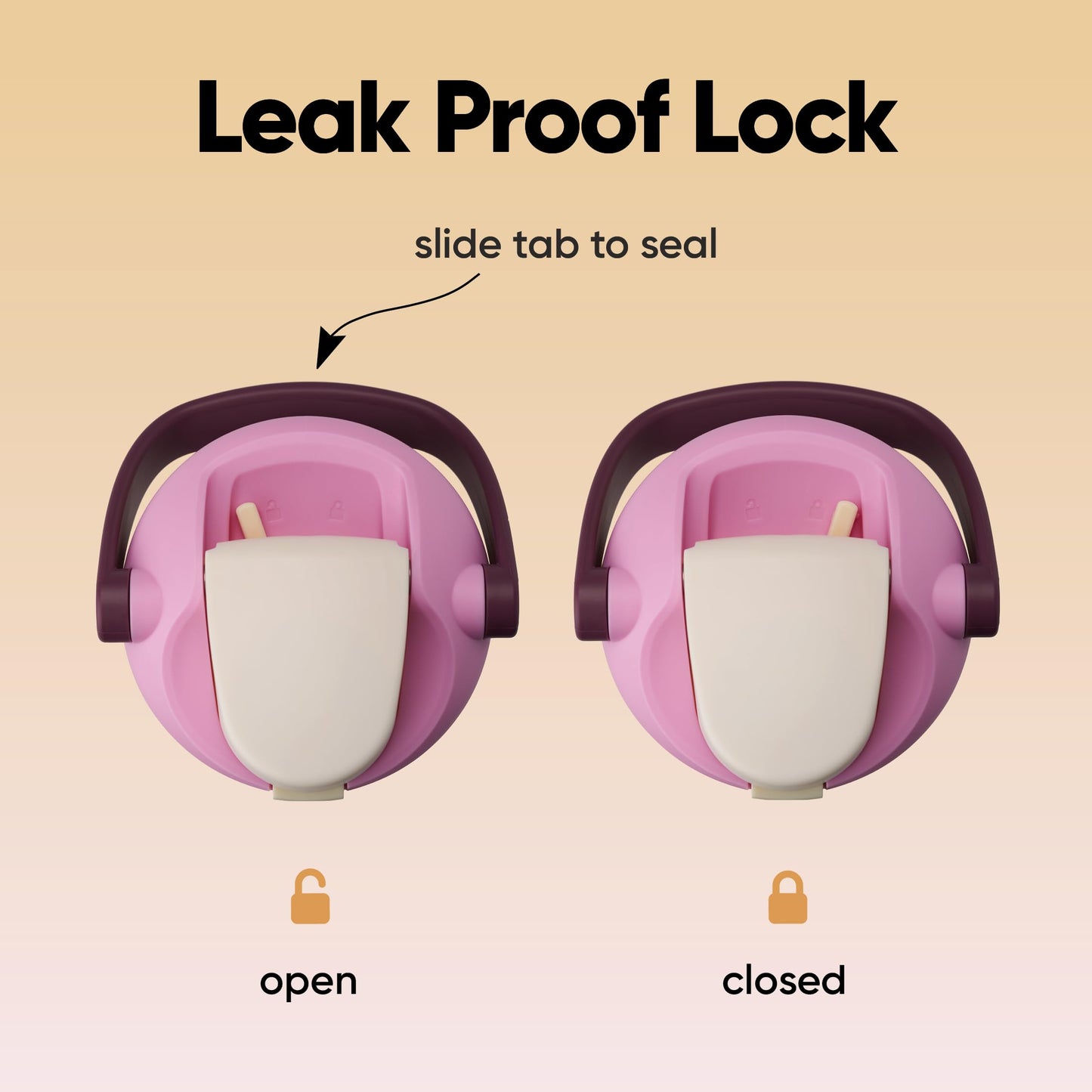 40 oz Insulated Stainless Steel Water Bottle with Two-Way Spout, Built-In Straw, Bucket Handle, BPA-Free, Leak-Proof, Sparkling Sherbet