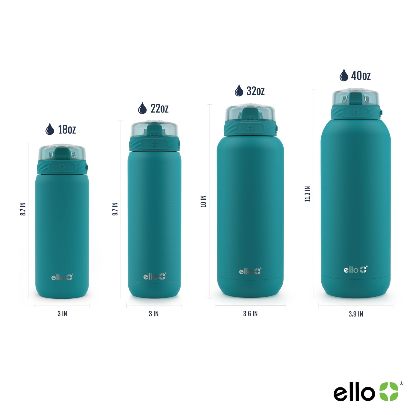 18 oz Ello Cooper Kids Stainless Steel Water Bottle with Straw and Carry Handle, Double Wall Vacuum Insulated, Leak-Proof Locking Lid, BPA-Free, Antigua