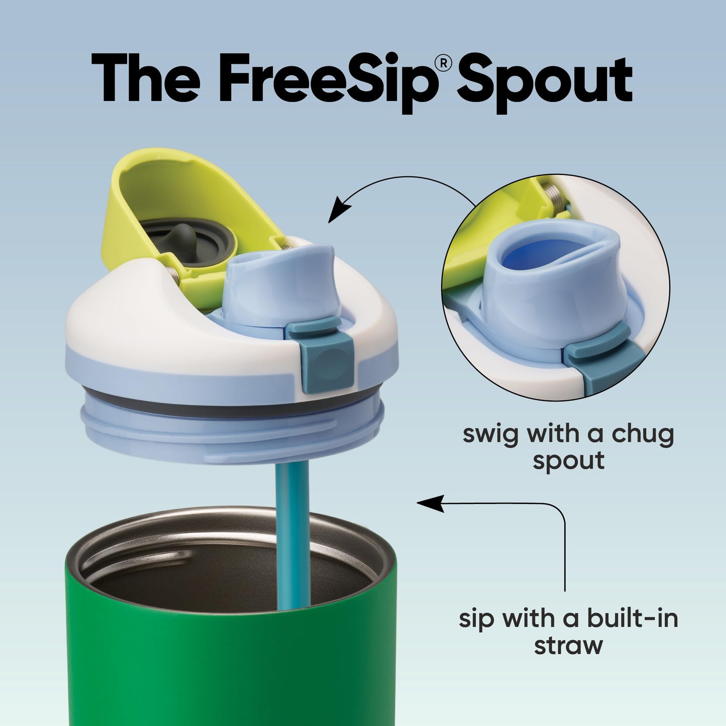 24 oz Owala Disney Princess FreeSip Insulated Stainless Steel Water Bottle with Straw, BPA-Free Sports Bottle, Moana, Sports and Travel