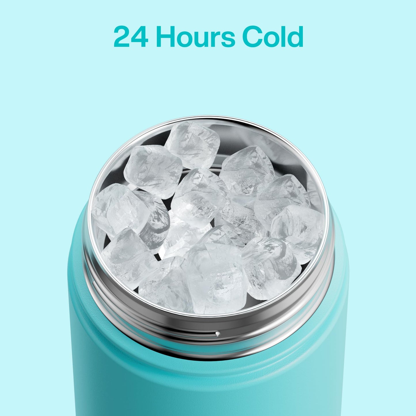 12 oz Kids Insulated Stainless Steel Water Bottle with Straw, Dual Spouts, Leak-Proof, BPA-Free, Cold 24H for Sports, Travel, School, Cotton Candy