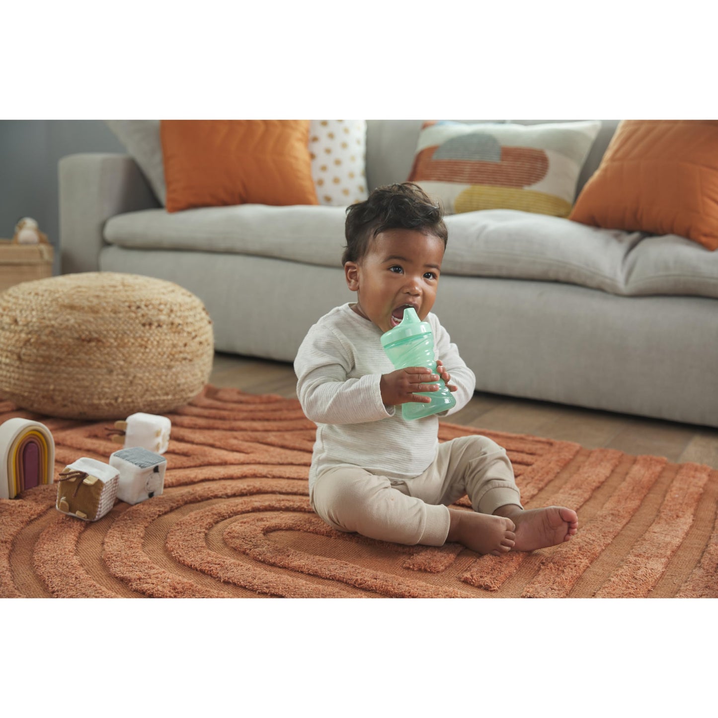 NUK Mickey Mouse Large Learner Sippy Cup – 10 oz, 2-Pack, Spill-Proof, BPA-Free