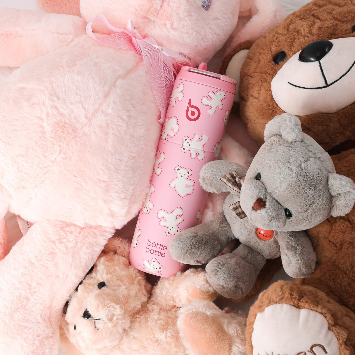 BOTTLE BOTTLE 24oz Insulated Stainless Steel Water Bottle with Straw Lid & Handle – Double-Wall Vacuum, Leak-Proof, BPA-Free Metal Sports Water Bottle for Gym, Travel & Outdoor Use